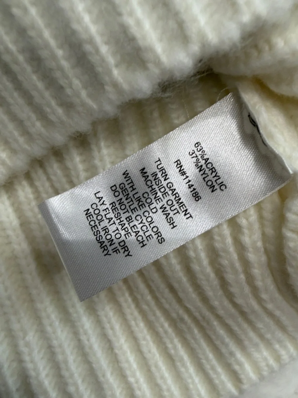 Adyson Parker,Size XL,Women’s Cream Nordic Cable Knit Sweater - Picture 11 of 14
